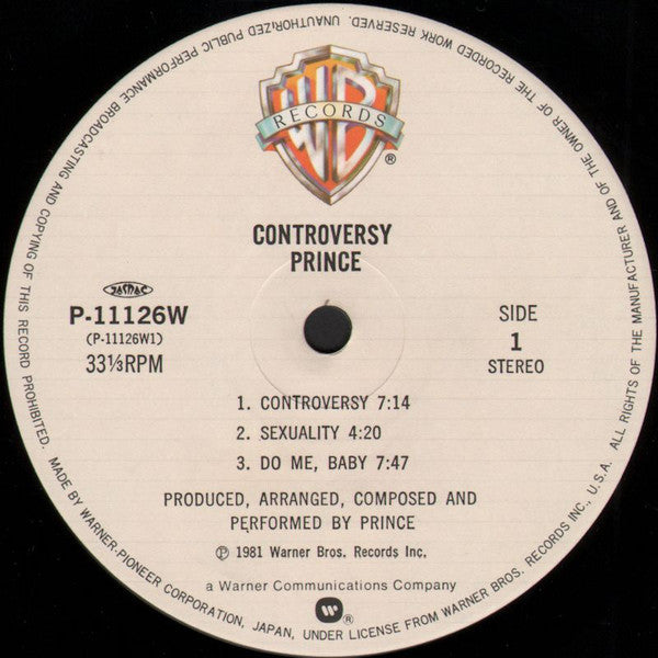 Prince - Controversy (LP, Album)