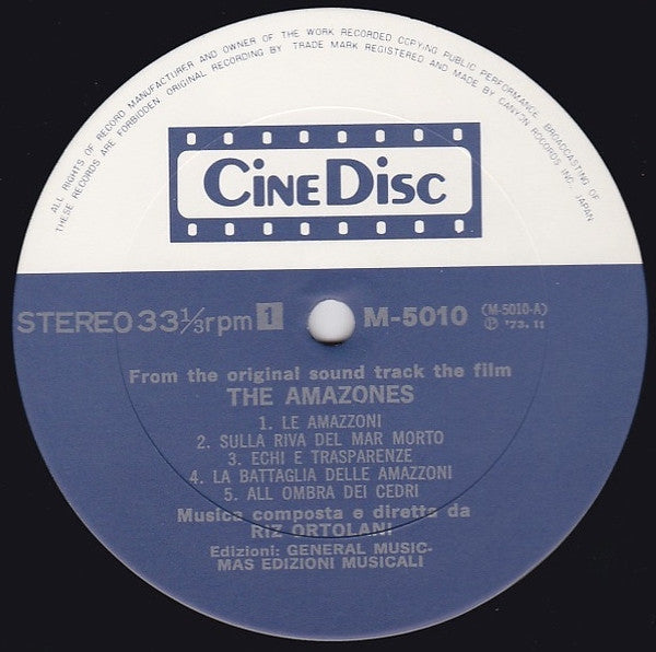 Riz Ortolani - アマゾネス = The Amazones (LP, Album, Gat)