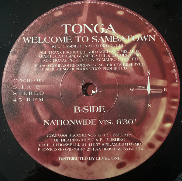 Tonga Feat. D.D. Klein - Welcome To Sambatown (12"")