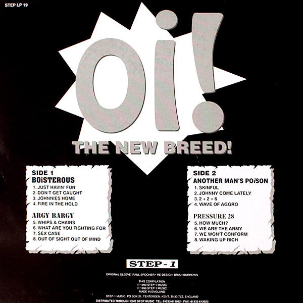 Various - Oi! The New Breed (LP, Comp, Ltd, Num)