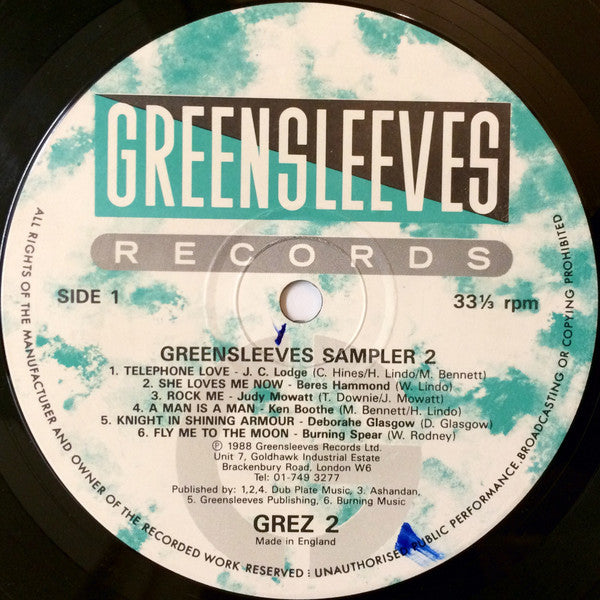 Various - Greensleeves Sampler 2 (LP, Smplr)