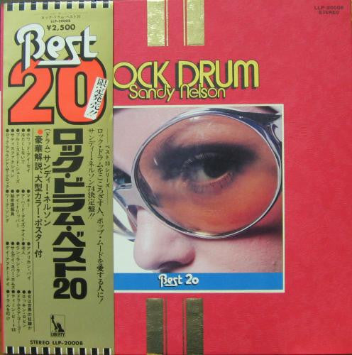 Sandy Nelson - Rock Drum Best 20 (LP, Comp, Gat)