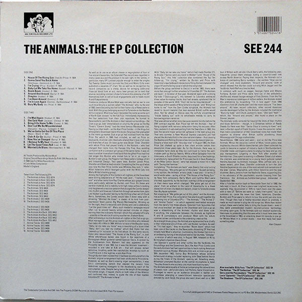 The Animals - The EP Collection (LP, Comp, Mono)