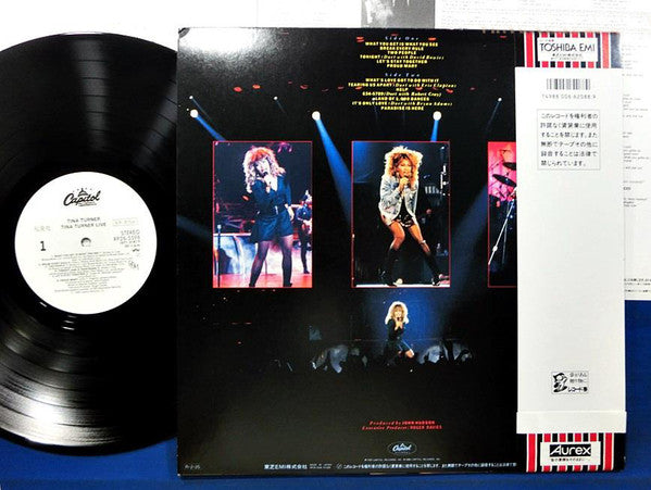 Tina Turner - Tina Live (LP, Album, Promo)