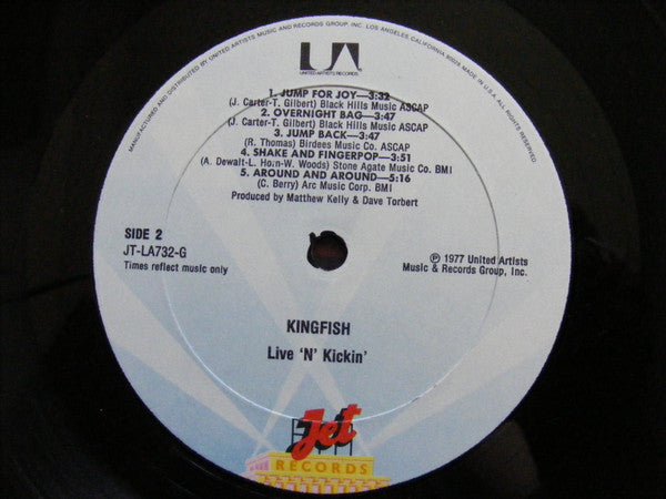 Kingfish - Live 'N' Kickin' (LP, Album)