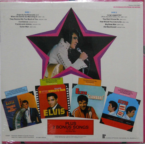 Elvis Presley - Sings Hits From His Movies, Volume 1(LP, Comp, RE, ...