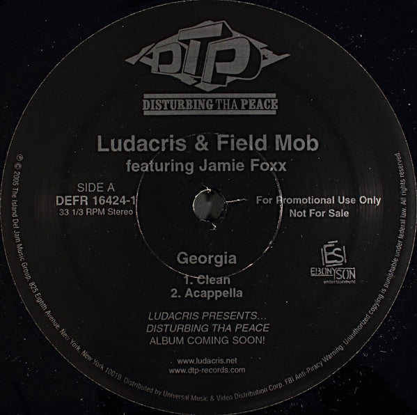 Ludacris & Field Mob / Shawnna - Georgia / Gettin' Some (12"", Promo)