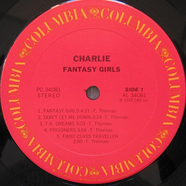 Charlie (5) - Fantasy Girls (LP, Album, San)