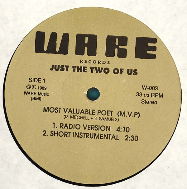 Just The Two Of Us - Most Valuable Poet (M.V.P) (12"")
