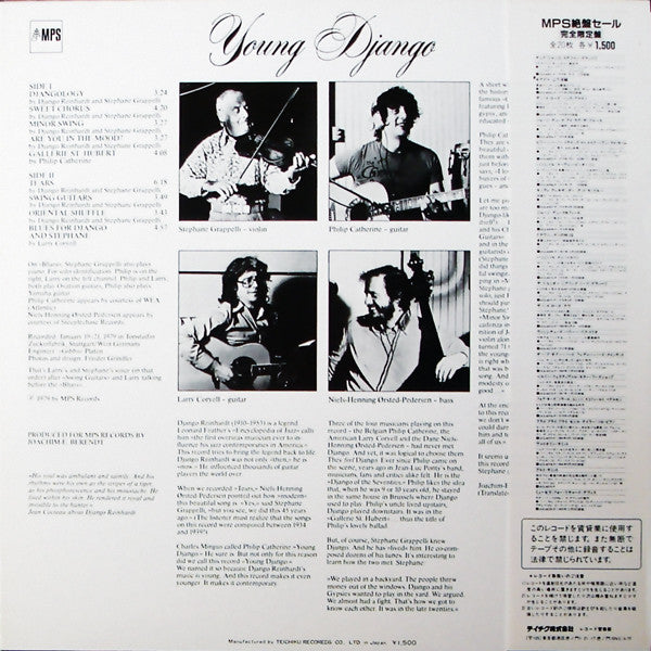 Stephane Grappelli* - Young Django (LP, Album)