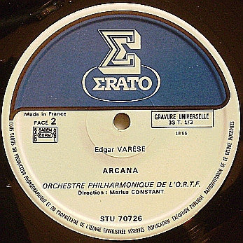 Edgard Varèse - Amériques / Arcana(LP)