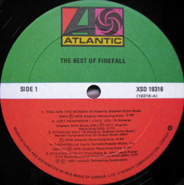 Firefall - The Best Of Firefall (LP, Comp)
