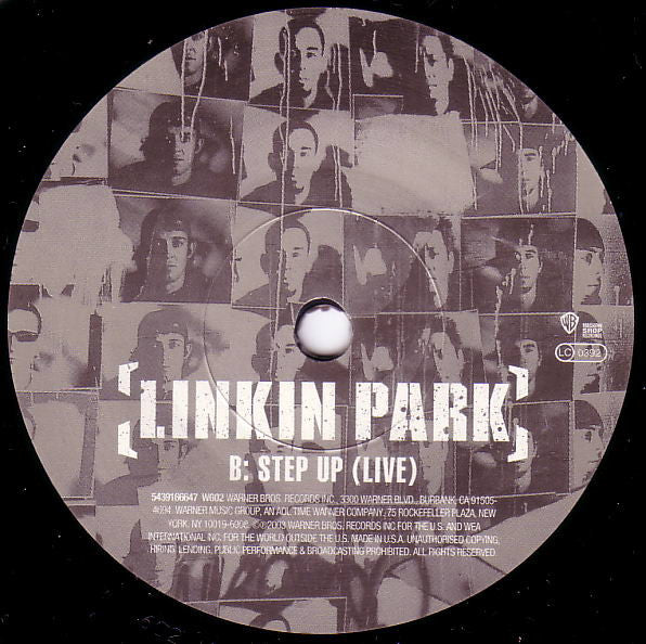 Linkin Park - Somewhere I Belong (7"", Single)