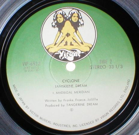 Tangerine Dream - Cyclone (LP, Album, RE, Gat)