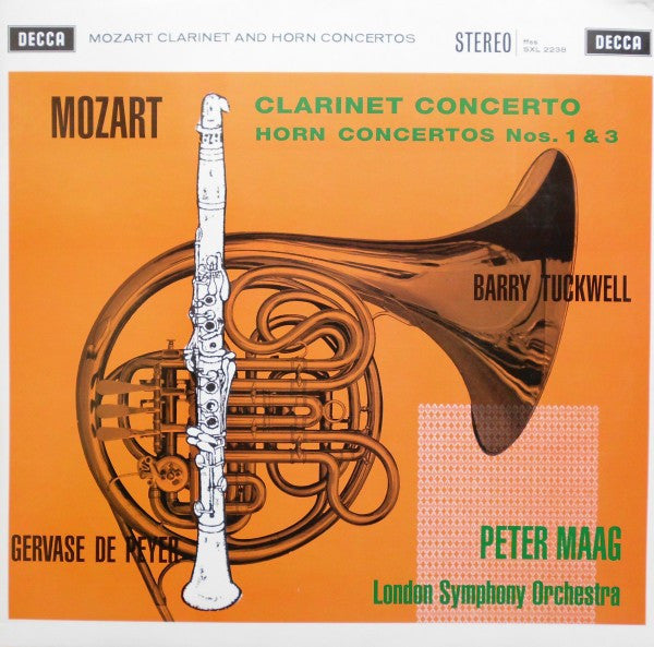 Wolfgang Amadeus Mozart - Clarinet Concerto / Horn Concertos Nos. 1...