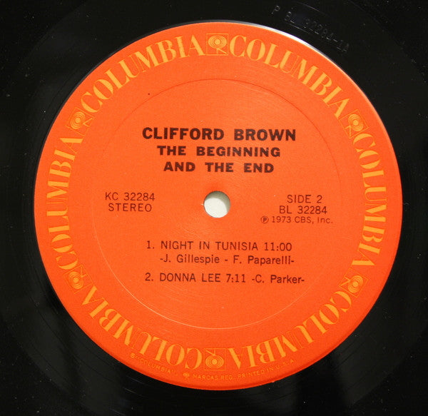Clifford Brown - The Beginning And The End (LP, Album)