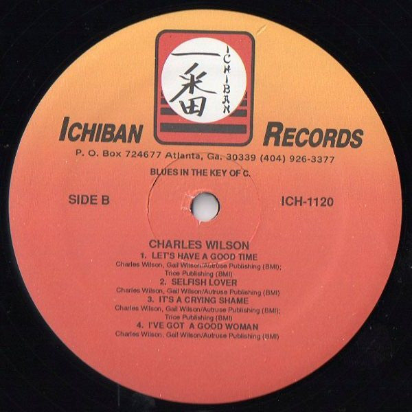 Charles Wilson - Blues In The Key Of C. (LP, Album)