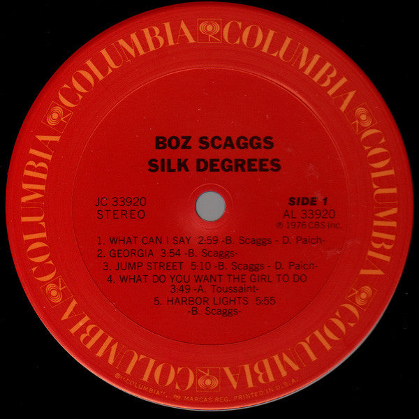 Boz Scaggs - Silk Degrees (LP, Album, RP, Ter)