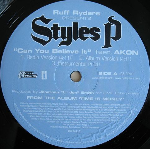 Styles P - Can You Believe It / I'm Black (12"")