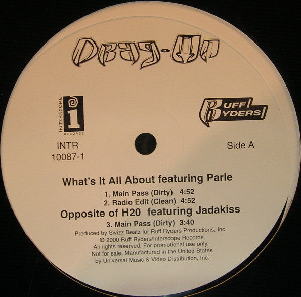 Drag-On - What's It All About (12"", Promo)