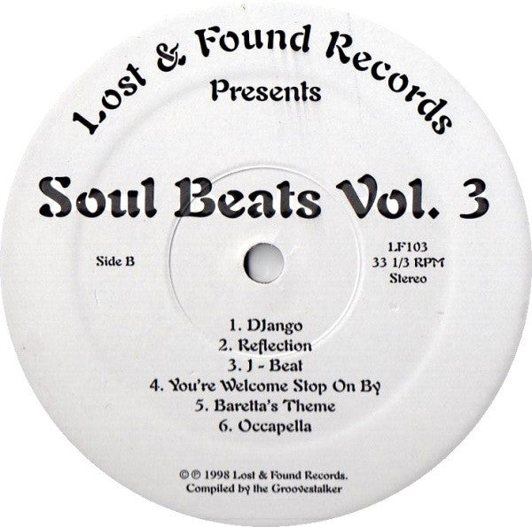 Various - Soul Beats Vol. 3 (LP, Comp, Unofficial)