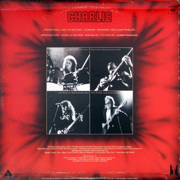 Charlie (5) - Fantasy Girls (LP, Album, San)