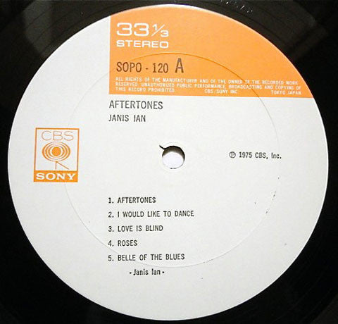 Janis Ian - Aftertones (LP, Album)