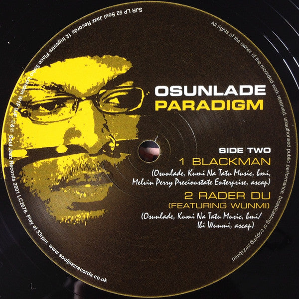 Osunlade - Paradigm (2x12"", Album)