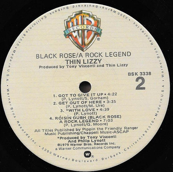 Thin Lizzy - Black Rose (A Rock Legend) (LP, Album)