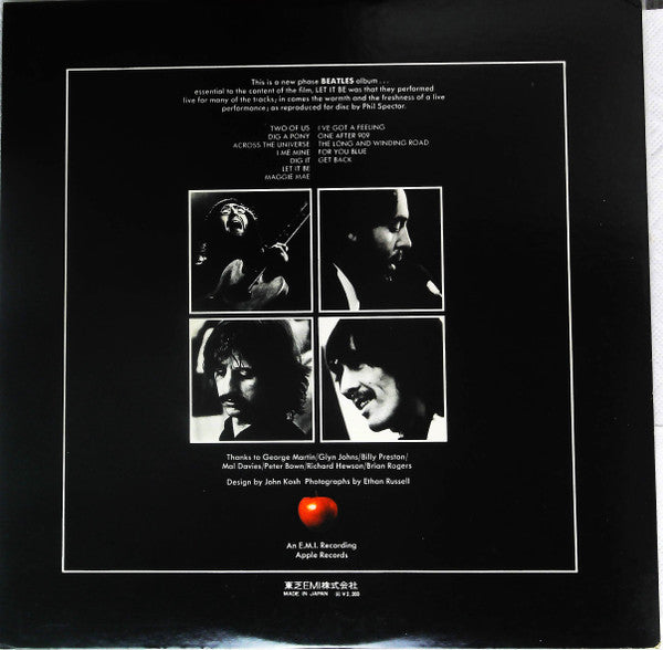 The Beatles = ザ・ビートルズ* - Let It Be = レット・イット・ビー (LP, Album, RE)