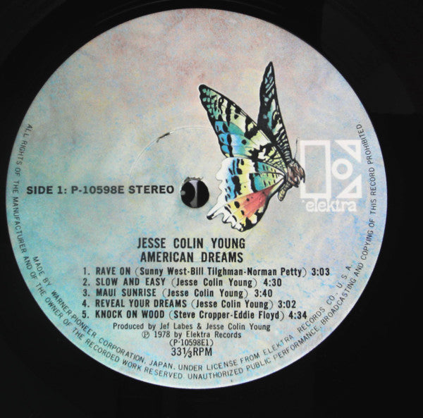 Jesse Colin Young - American Dreams (LP, Album)