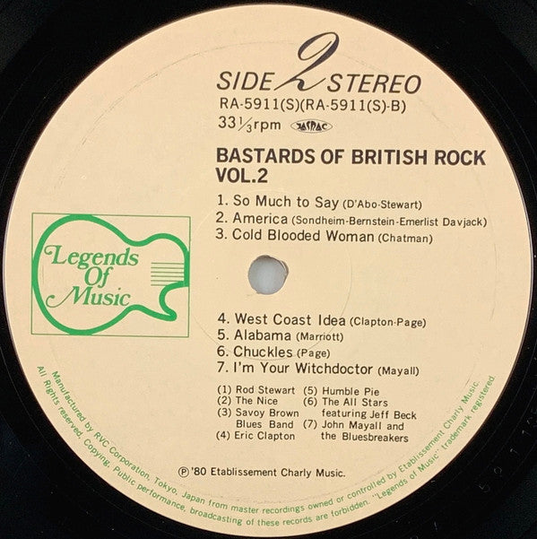 Various - Bastards Of British Rock Vol. 2 (LP, Comp)