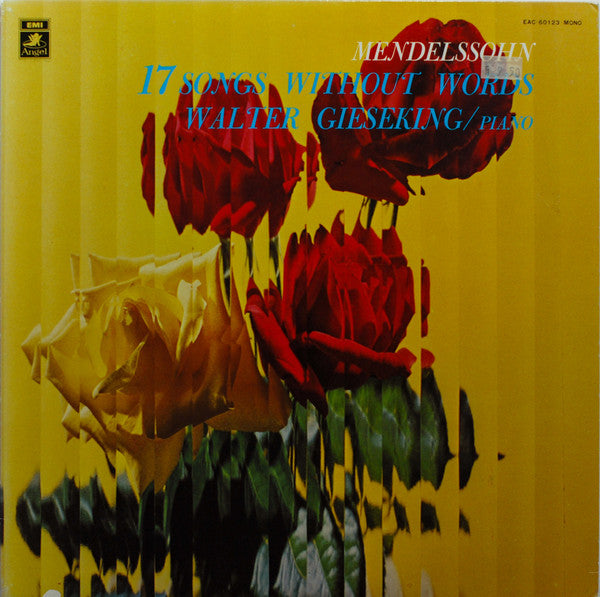 Gieseking*, Mendelssohn* - Songs Without Words (LP, Mono)