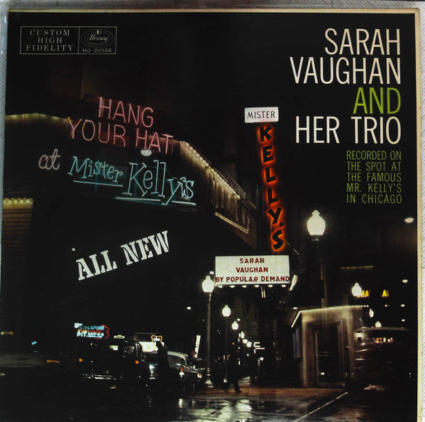 Sarah Vaughan And Her Trio - Sarah Vaughan At Mister Kelly's(LP, Mono)