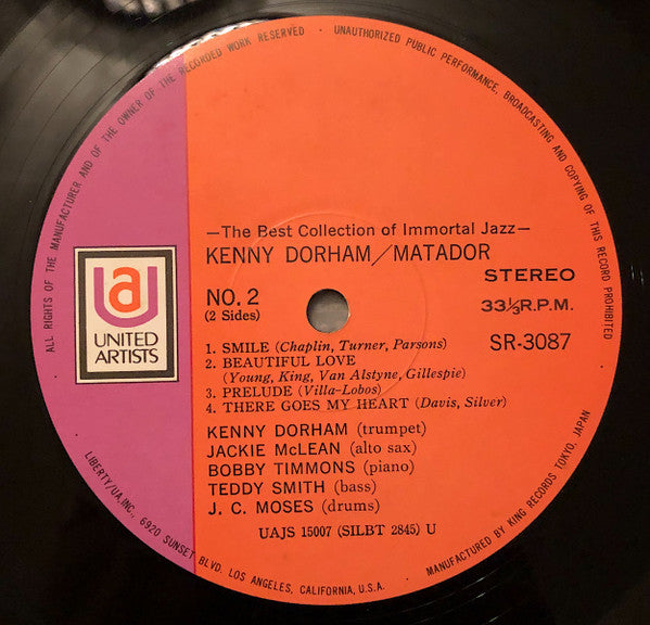 Kenny Dorham - Matador (LP, Album, RE)