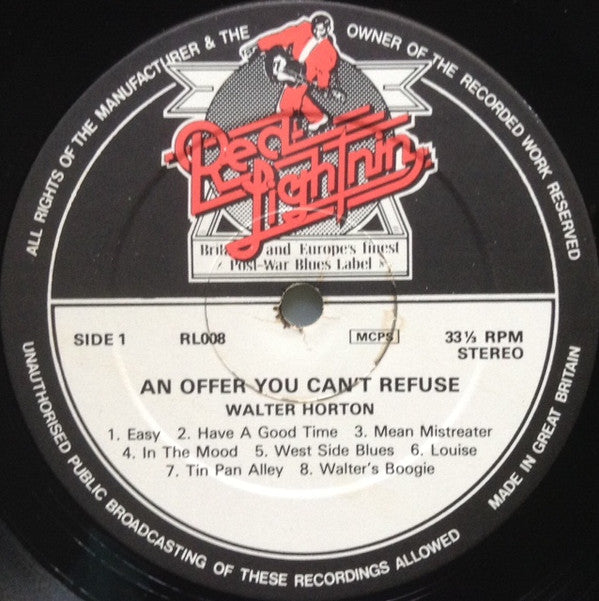 Walter Horton - An Offer You Can't Refuse(LP, Comp)