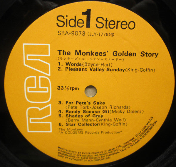 The Monkees - The Monkees' Golden Story (2xLP, Comp, RE, Gat)
