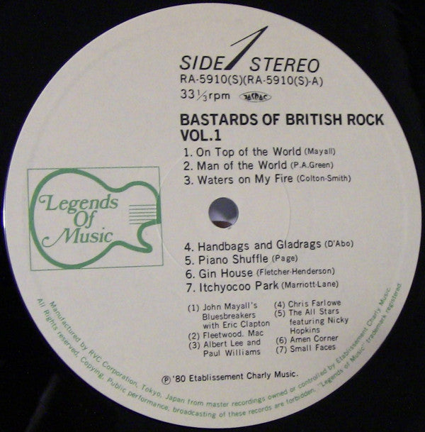 Various - Bastards Of British Rock Vol.1 (LP, Comp)