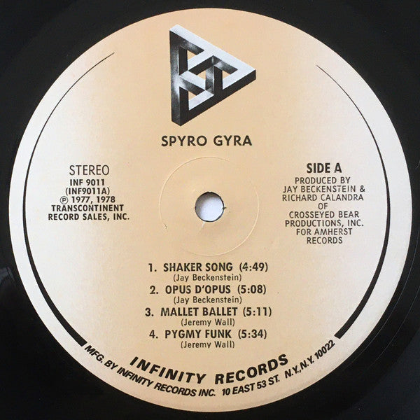 Spyro Gyra - Spyro Gyra (LP, Album, RE, Pin)