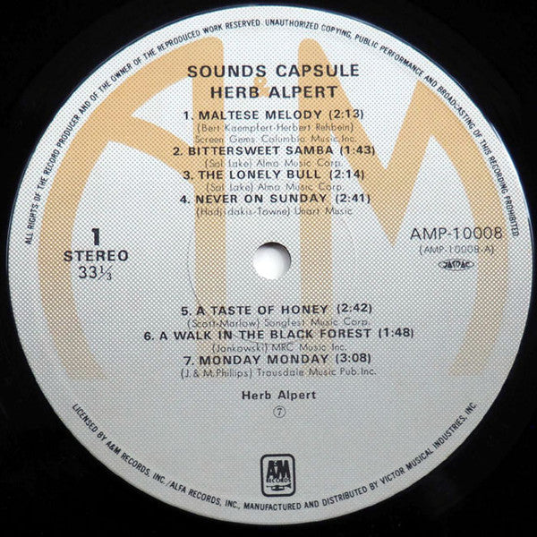 Herb Alpert - Sounds Capsule (LP, Comp)