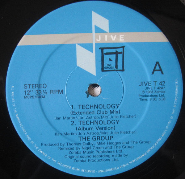 The Group - Technology (12"", Single)