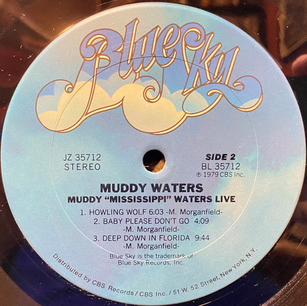 Muddy Waters - Muddy ""Mississippi"" Waters Live (LP, Album, San)