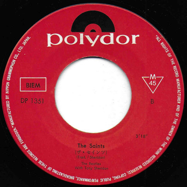 The Beatles - My Bonnie / The Saints (7"", Single, Mono, M/Print, RE)