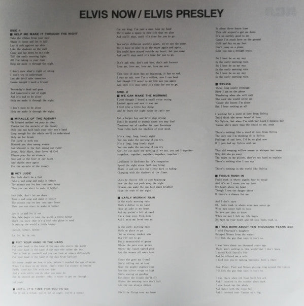 Elvis Presley - Elvis Now (LP, Album, RE)