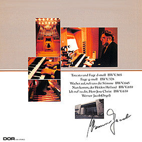 Johann Sebastian Bach - Toccata Und Fugue Meisterwerke Für Orgel(LP)