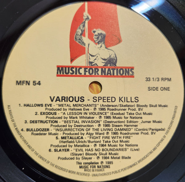 Various - Speed Kills (The Very Best In Speed Metal) (LP, Comp, Dis)