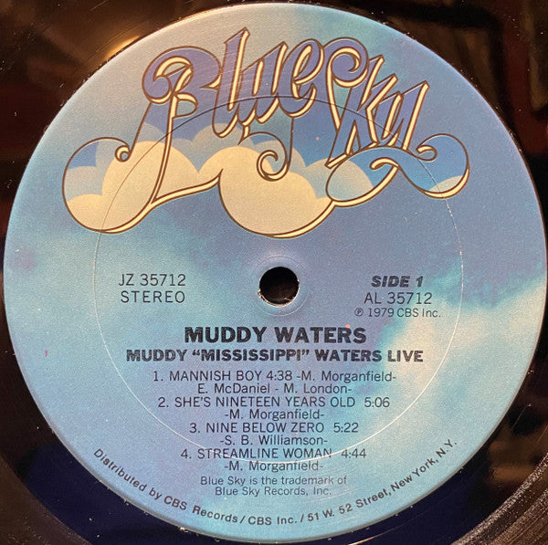 Muddy Waters - Muddy ""Mississippi"" Waters Live (LP, Album, San)