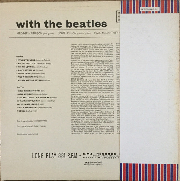 The Beatles - With The Beatles (LP, Album, Promo, RE)