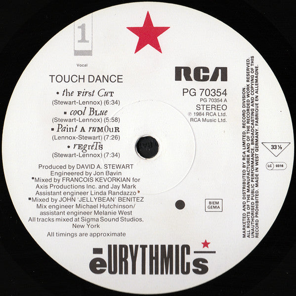 Eurythmics - Touch Dance (LP, Album)
