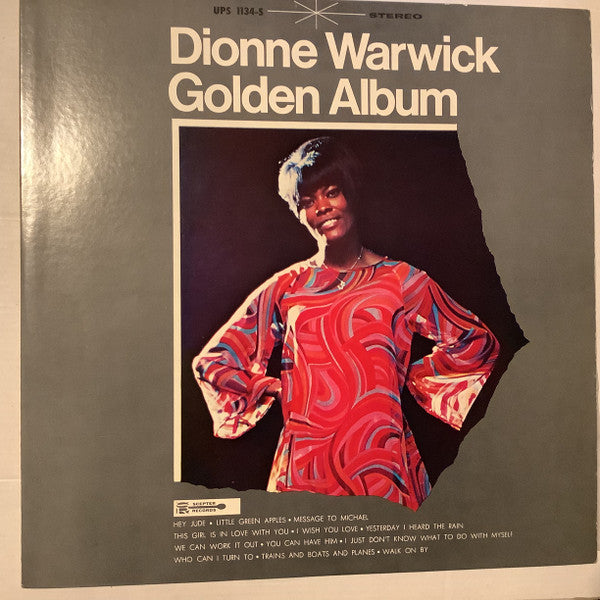 Dionne Warwick = ディオンヌ・ワーウィック* - Golden Album = ゴールデン・アルバム (LP, Comp)